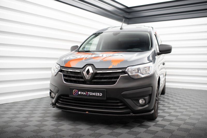 Preview: Maxton Front Ansatz Renault Express Mk2 schwarz Hochglanz RE-EX-2-FD1-G