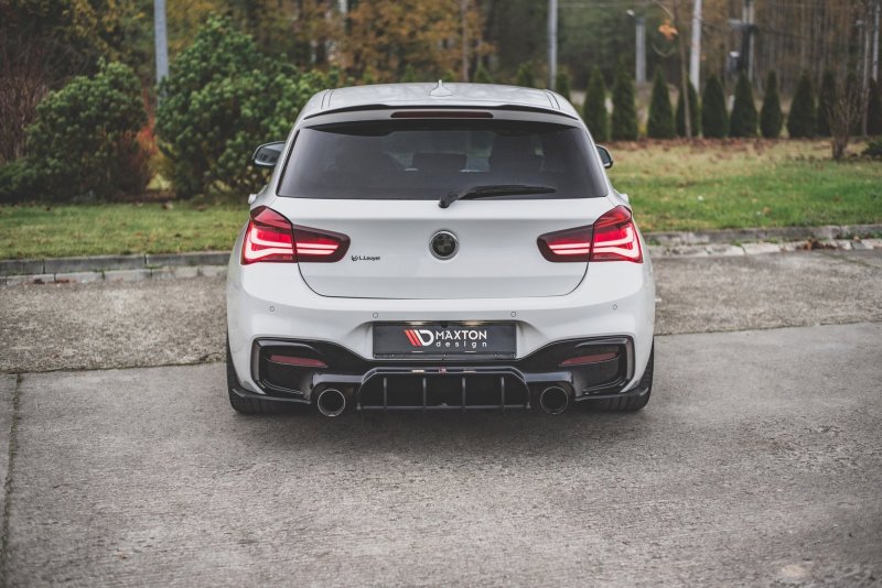 Maxton Racing Heck Ansatz Flaps Diffusor V.3 für BMW 1er F20 M140i  BM1F20FMCNC-RSD3BRB