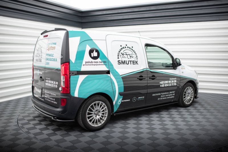 Maxton Seitenschweller Ansatz Mercedes-Benz Citan W415 schwarz Hochglanz ME-CI-1-SD1-G