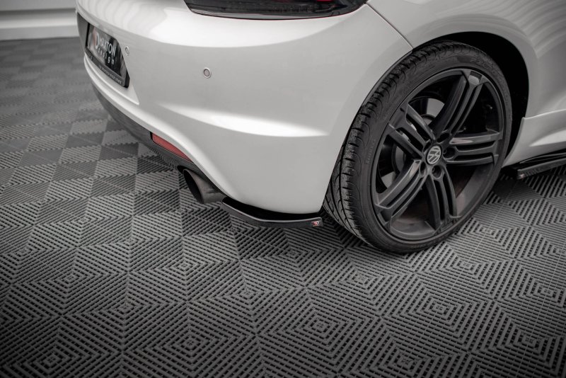 Maxton Heck Ansatz Flaps Diffusor V.2 VW Scirocco R Mk3 schwarz Hochglanz VW-SC-3-R-RSD2-G