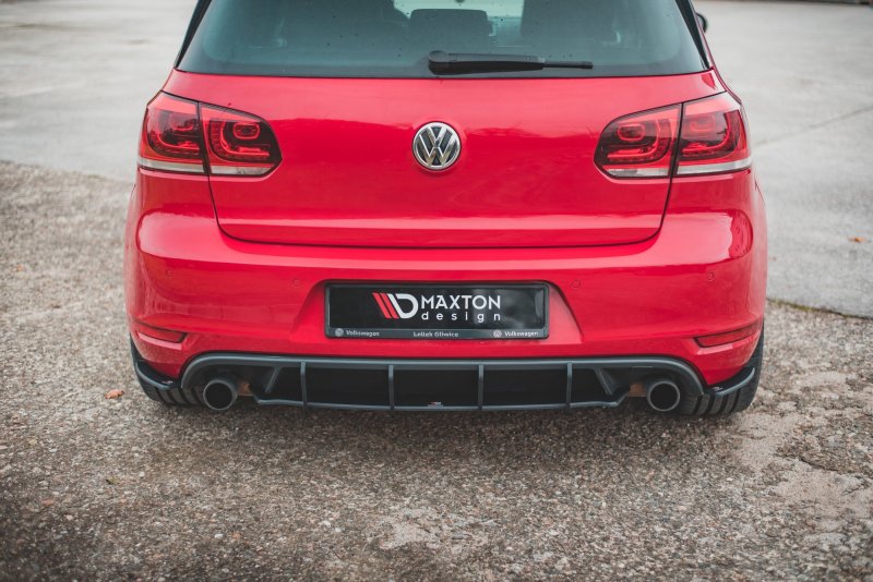 Maxton Racing Heck Ansatz Flaps Diffusor für Volkswagen Golf GTI Mk6 VWGO6GTICNC-RSD1B