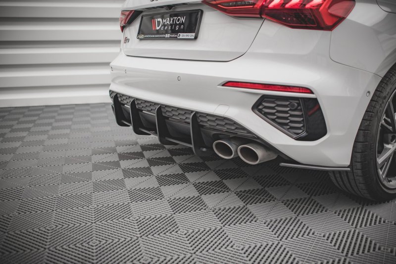 Maxton Street Pro Heckschürze für Audi S3 Sportback 8Y AUS38YCNC-RS1BRB