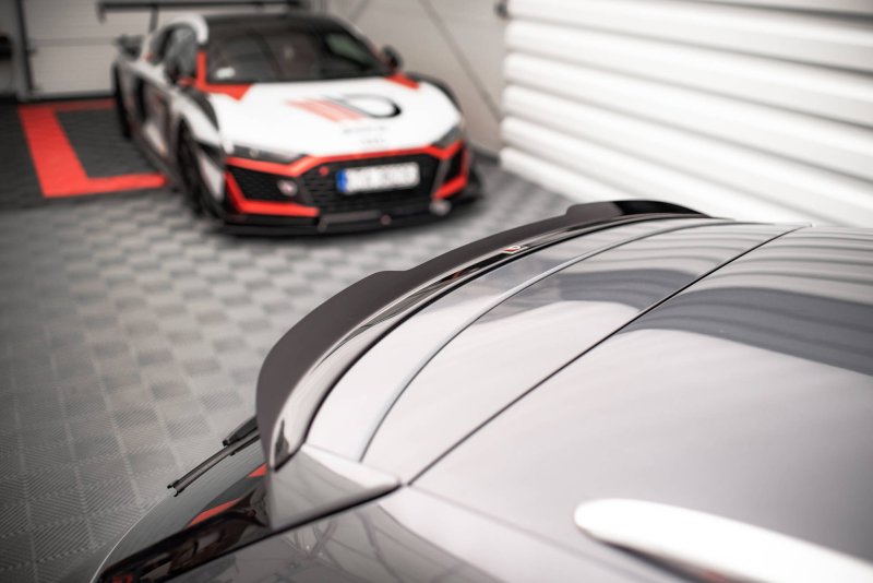 Maxton Spoiler CAP für Seat Leon FR Sportstourer Mk3 schwarz Hochglanz SE-LE-3-FR-ST-CAP1-G