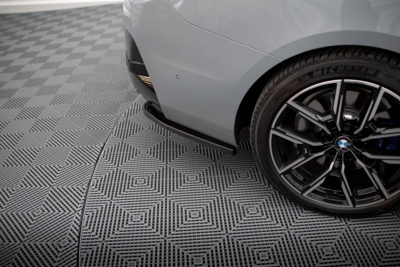 Maxton Heck Ansatz Flaps Diffusor V.1 BMW M440i Gran Coupe G26 schwarz Hochglanz BM-4-G26-MPACK-GC-RSD3-G