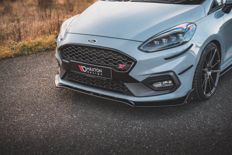 Maxton Front Ansatz +Flaps für V.4 Ford Fiesta ST / ST-Line FO-FI-8-STLINE-FD4G+FS
