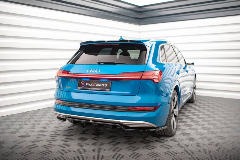 Maxton Spoiler CAP für Audi e-tron schwarz Hochglanz AU-ETRON-1-CAP1-G