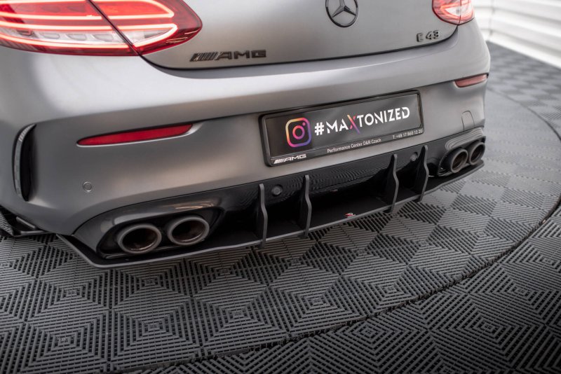 Maxton Street Pro Heckschürze Mercedes-AMG C43 Coupe / Cabrio C205 Facelift / A205 Facelift MEC205F43CCNC-RS1B