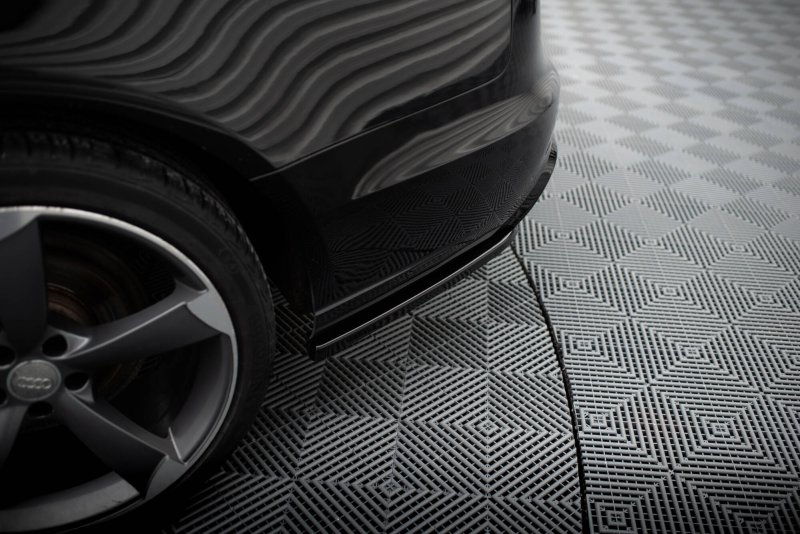 Maxton Heck Ansatz Flaps Diffusor V.3 Audi A6 Avant C7 schwarz Hochglanz AU-A6-C7-AV-RSD3-G