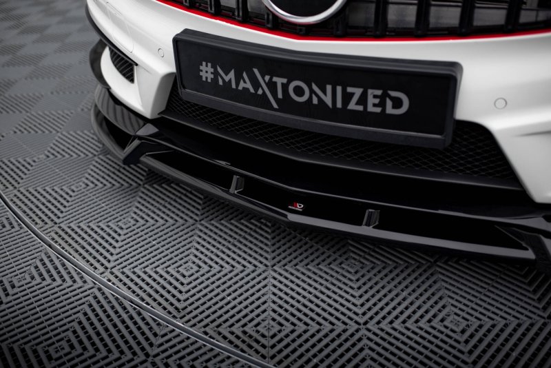 Maxton Front Ansatz V.3 Mercedes-Benz A45 AMG W176 schwarz Hochglanz ME-A45-W176-FD1-G