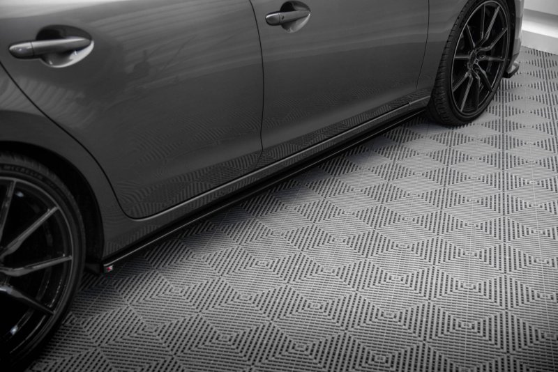 Maxton Seitenschweller Ansatz Mazda 6 Kombi Mk3 Facelift schwarz Hochglanz MA-6-3F-K-SD1-G