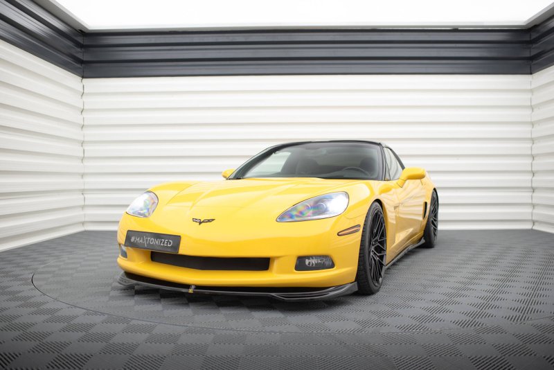 Maxton Front Ansatz Chevrolet Corvette C6 schwarz Hochglanz CH-CO-C6-FD1-G