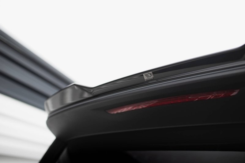 Maxton Spoiler CAP Abrisskante 3D VW Multivan T7 schwarz Hochglanz VW-MU-T7-CAP1-G