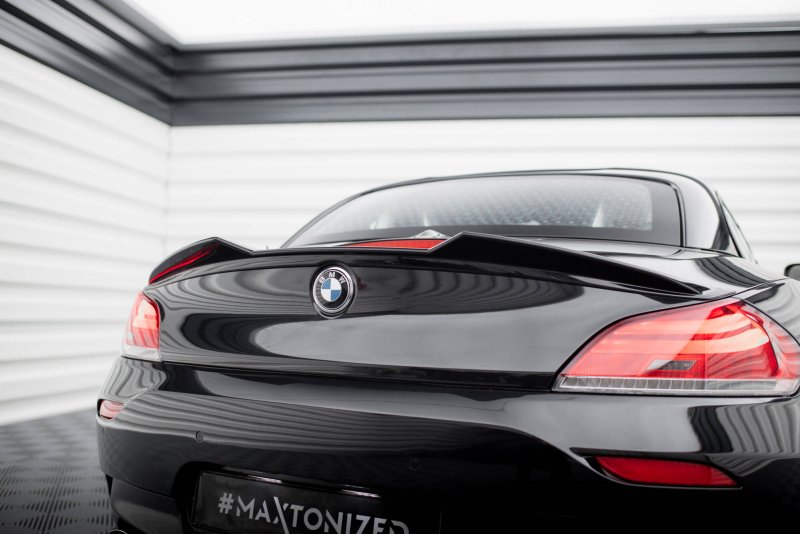 Maxton Spoiler CAP Abrisskante 3D BMW Z4 M-Paket E89 schwarz Hochglanz BM-Z4-89F-MPACK-CAP3D1-G