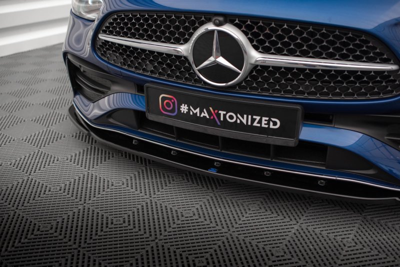 Maxton Front Ansatz V.2 für Mercedes-Benz C AMG-Line W206 schwarz Hochglanz ME-C-206-AMGLINE-K-FD2-G