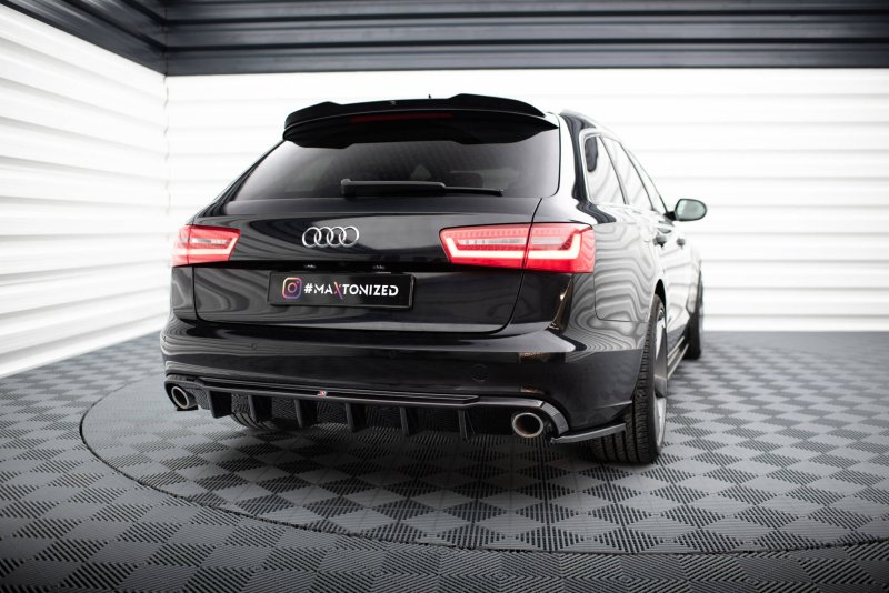 Maxton Diffusor Heck Ansatz Audi A6 Avant C7 AU-A6-C7-AV-RS1GO_O