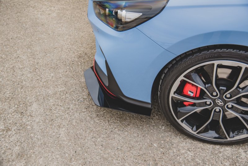 Maxton Flaps Hyundai I30 N Mk3 Hatchback / Fastback schwarz Hochglanz HYI303NCNC-FSF1-G