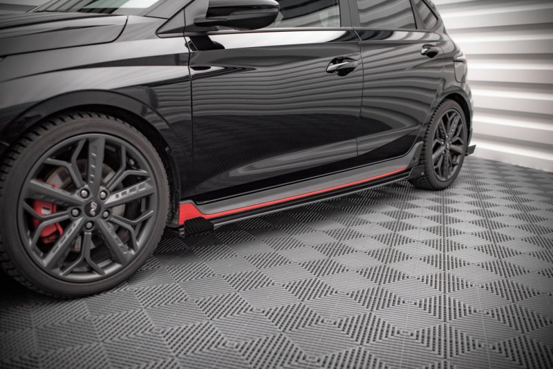 Maxton Side Flaps Hyundai I20 N Mk3 schwarz Hochglanz HYI203NCNC-SRF1-G