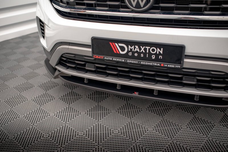 Maxton Front Ansatz V.1 für Volkswagen Atlas Cross Sport schwarz Hochglanz VW-AT-1-CRS-FD1-G