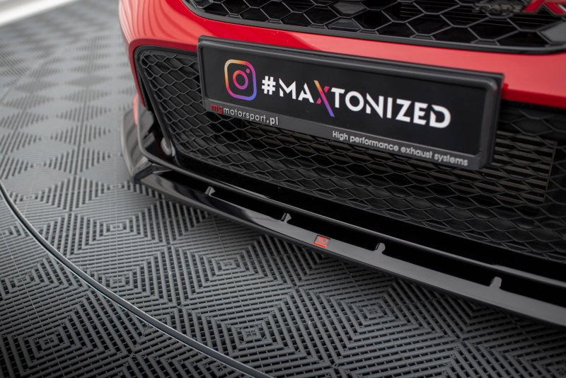 Maxton Front Ansatz V.2 für Honda Civic Type-R Mk 11 schwarz Hochglanz HO-CI-11-TYPE-R-FD2-G