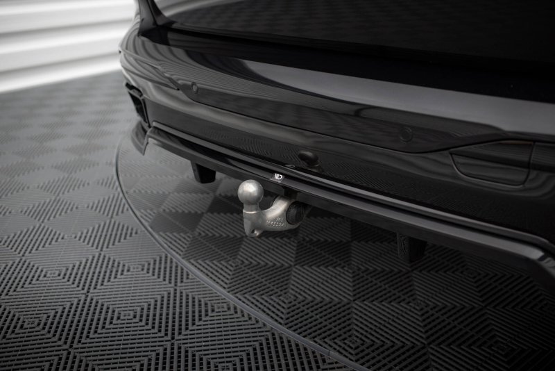 Maxton Mittlerer Cup Diffusor Heck Ansatz BMW X7 M-Paket G07 Facelift schwarz Hochglanz BM-X7-07F-MPACK-RD1G+RD2-G
