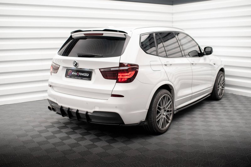 Maxton Street Pro Heckschürze für BMW X3 M-Paket F25 BMX325MPACKCNC-RS1B