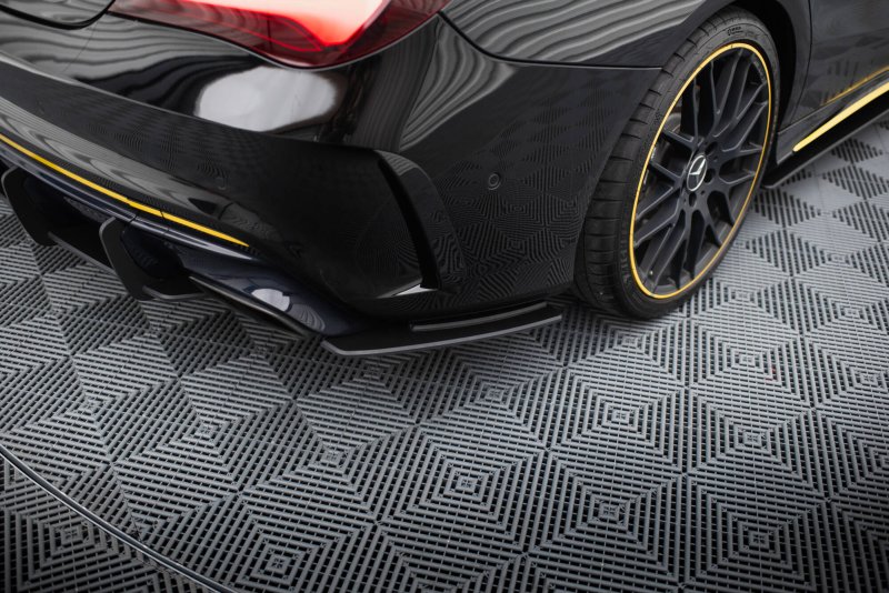 Maxton Street Pro Heck Ansatz Flaps Diffusor Mercedes-AMG CLA 45 C117 Facelift MECLA117AMGAEROCNC-RSD1BRB