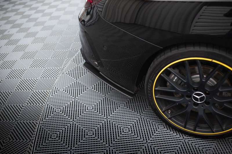 Maxton Street Pro Heck Ansatz Flaps Diffusor Mercedes-AMG CLA 45 C117 Facelift MECLA117AMGAEROCNC-RSD1BRB