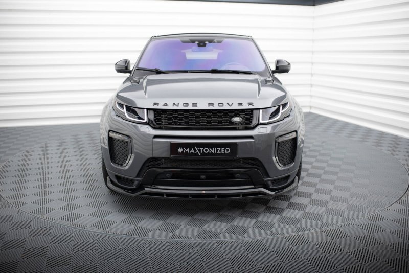 Maxton Front Ansatz Land Rover Range Rover Evoque HSE Dynamic Mk1 Facelift schwarz Hochglanz LR-RR-EV-1-FD1G+FD1R-G