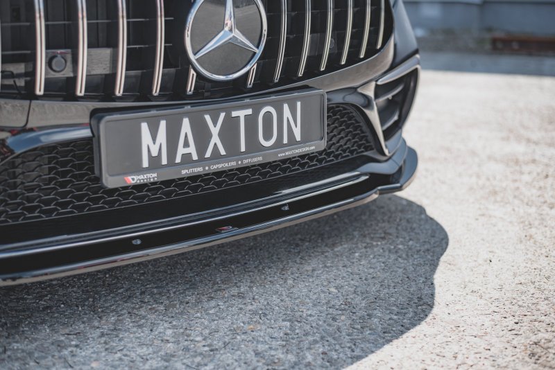 Maxton Front Ansatz V.2 für Mercedes-Benz CLS AMG-Line C257 schwarz Hochglanz ME-CLS-257-AMGLINE-FD2-G