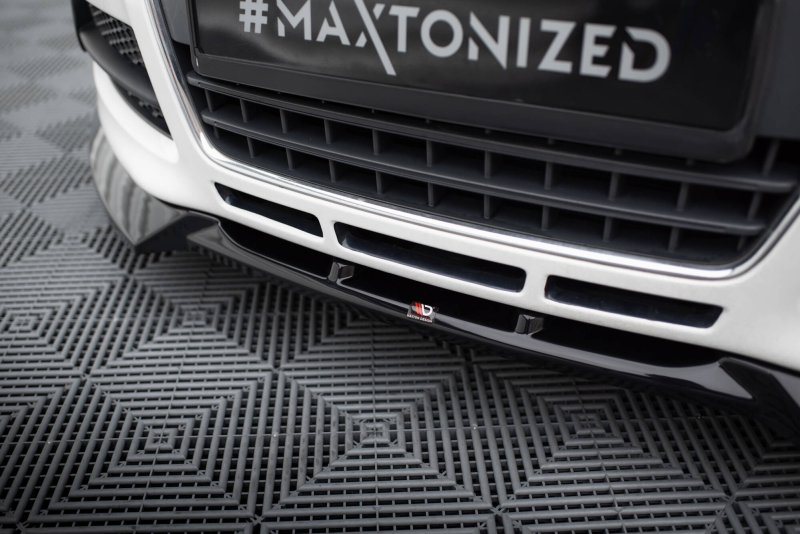 Maxton Front Ansatz V.3 Audi TT 8J schwarz Hochglanz AU-TT-2-FD3-G