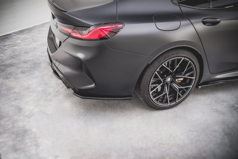 Maxton Heck Ansatz Flaps Diffusor V.2 für BMW M8 Gran Coupe F93 schwarz Hochglanz BM-M8-G16-GC-RSD2-G