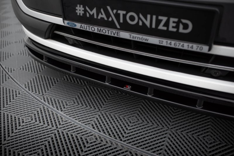 Maxton Front Ansatz Ford Transit Custom Mk1 schwarz Hochglanz FO-TRC-1-FD1G+FD1R-G