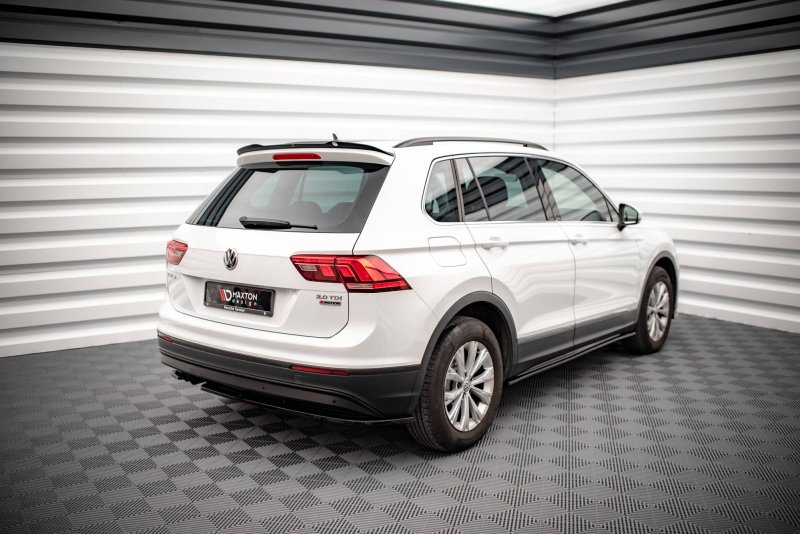 Maxton Spoiler CAP für Volkswagen Tiguan Mk2 schwarz Hochglanz VW-TI-2-CAP1-G