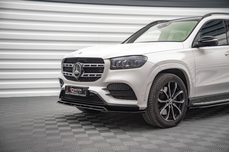 Maxton Front Ansatz für Mercedes-Benz GLS AMG-Line X167 schwarz Hochglanz ME-GLS-167-AMGLINE-FD1G+FD1R-G