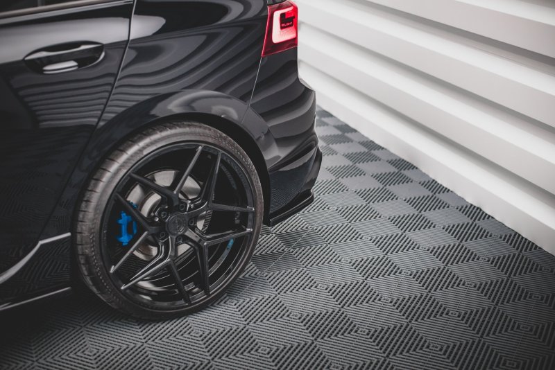 Maxton Heck Ansatz Flaps Diffusor V.1 für Volkswagen Golf R Mk8 schwarz Hochglanz VW-GO-8-R-RSD1-G