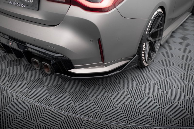 Maxton Heck Ansatz Flaps Diffusor V.5 (heckansatz v.1) BMW M4 G82 schwarz Hochglanz BM-4-G82-M-RSD5-G