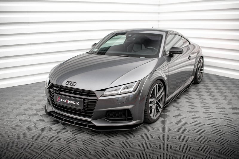 Maxton Street Pro Front Ansatz Audi TT S / S-Line 8S AUTT3SLINECNC-FD1BRB