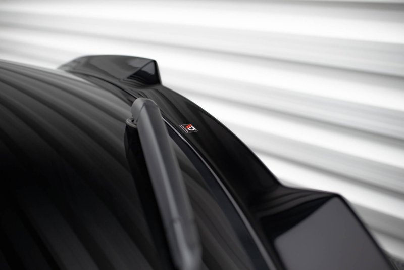 Maxton Unterer HeckSpoiler CAP Abrisskante 3D Alfa Romeo Stelvio Mk1 schwarz Hochglanz AL-ST-1-QV-CAP2-G