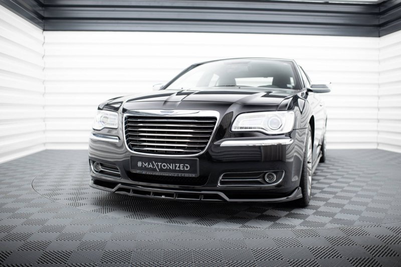 Maxton Front Ansatz Chrysler 300 Mk2 schwarz Hochglanz CHR-300C-2-FD1G+FD1R-G