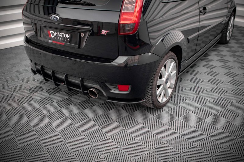 Maxton Street Pro Heck Ansatz Flaps Diffusor für Ford Fiesta ST Mk6 FOFI6STCNC-RSD1BRB