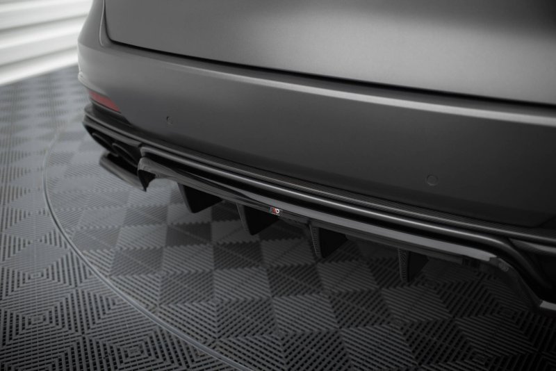 Maxton Mittlerer Cup Diffusor Heck Ansatz Maserati Levante Trofeo Mk1 schwarz Hochglanz MS-LE-1-TR-RD1G+RD2-G