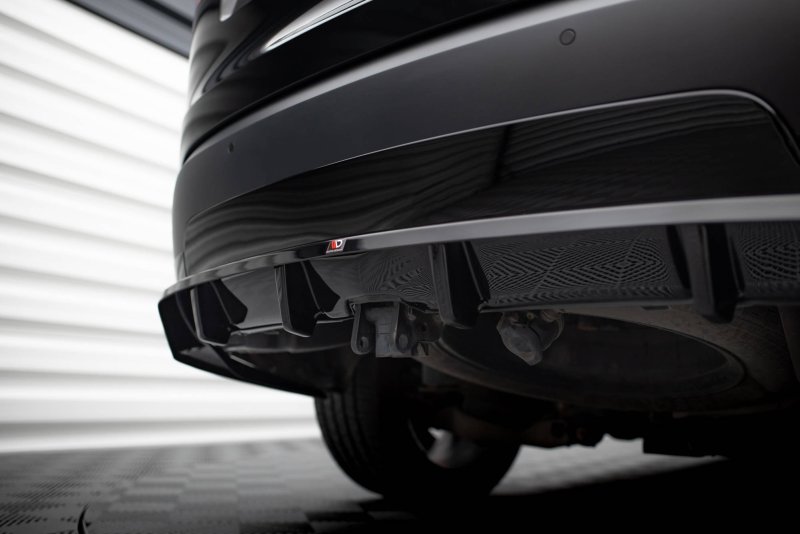 Maxton Mittlerer Cup Diffusor Heck Ansatz Land Rover Discovery HSE Mk5 schwarz Hochglanz LR-DISCO-5-HSE-RD1G+RD2-G