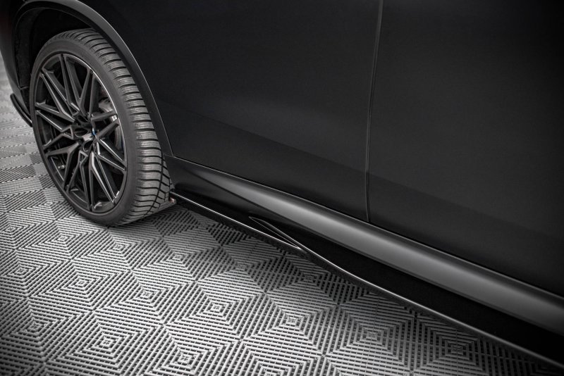 Maxton Seitenschweller Ansatz für BMW X5M F95 schwarz Hochglanz BM-X5M-05-SD1-G