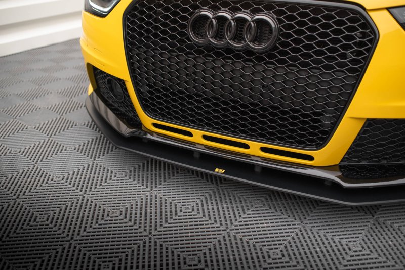 Maxton Street Pro Front Ansatz für für Audi RS4 B8 AURS4B8CNC-FD1BRB