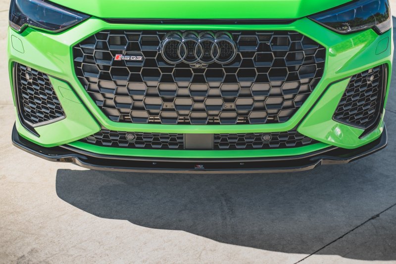 Maxton Front Ansatz V.1 für Audi RSQ3 F3 schwarz Hochglanz AU-RSQ3-2-FD1-G
