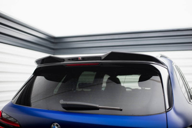 Maxton Spoiler CAP Abrisskante 3D V.2 BMW X5 M-Paket G05 schwarz Hochglanz BM-X5-05F-MPACK-CAP1-G