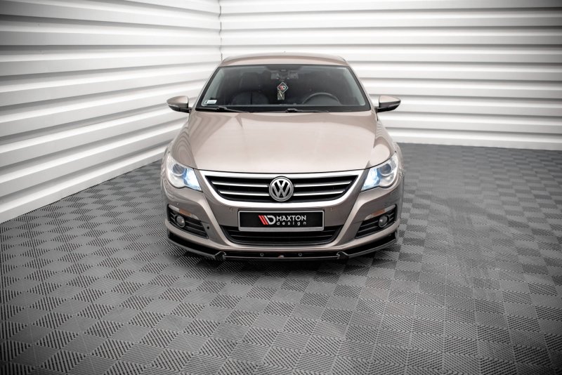 Maxton Front Ansatz V.3 für Volkswagen Passat CC schwarz Hochglanz VW-PA-CC-FD3-G