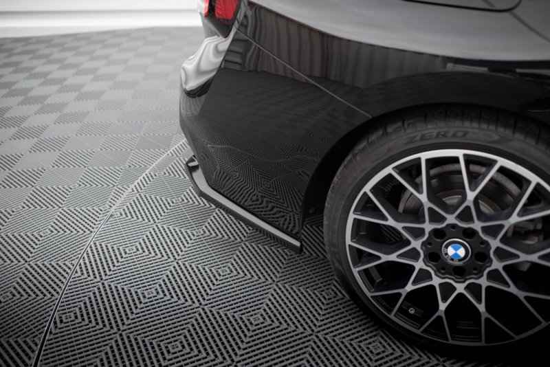 Maxton Heck Ansatz Flaps Diffusor V.1 BMW 2 Coupe G42 schwarz Hochglanz BM-2-G42-RSD1-G