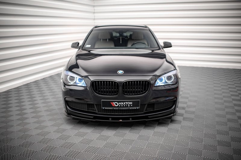 Maxton Front Ansatz V.1 für BMW 7 M-Paket F01 schwarz Hochglanz BM-7-01-MPACK-FD1-G