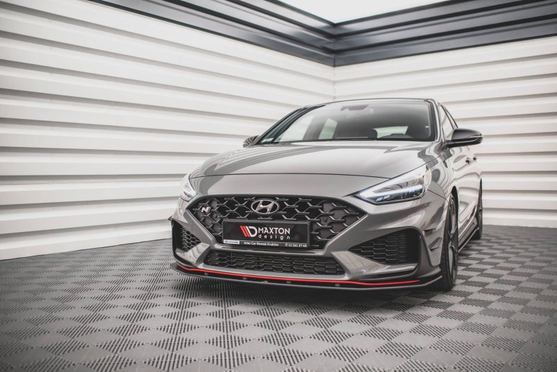 Maxton Street Pro Front Ansatz für Hyundai I30 N Hatchback/Fastback Mk3 Facelift HYI303FNCNC-FD1BRB